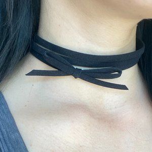 Banana Republic Black Suede Choker